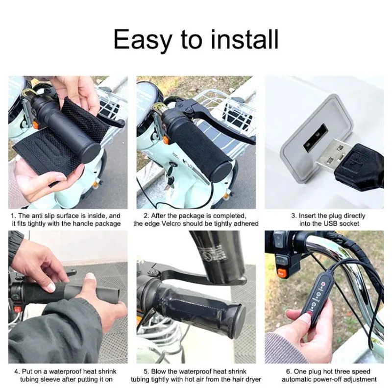 Motorcycle Heated Grips Cover  - Handlebar Grip Heated ulasan dan harga